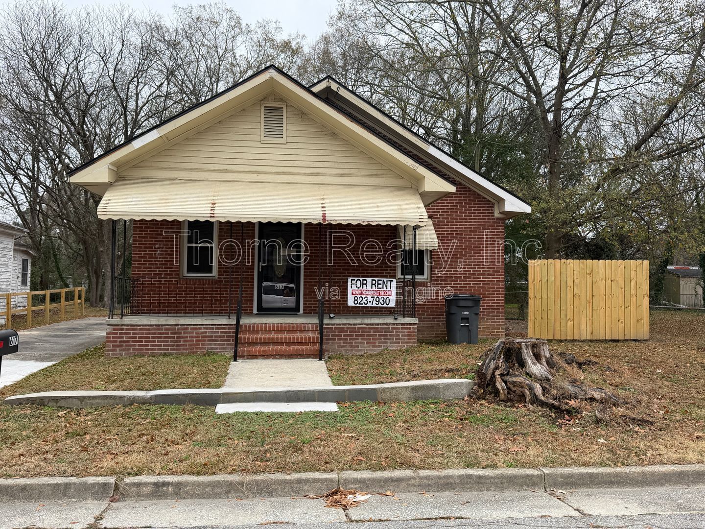 $200 off first month's rent!! 2 Bedroom Brick House, Covered Porch, Hardwood floors, Central HVAC property image