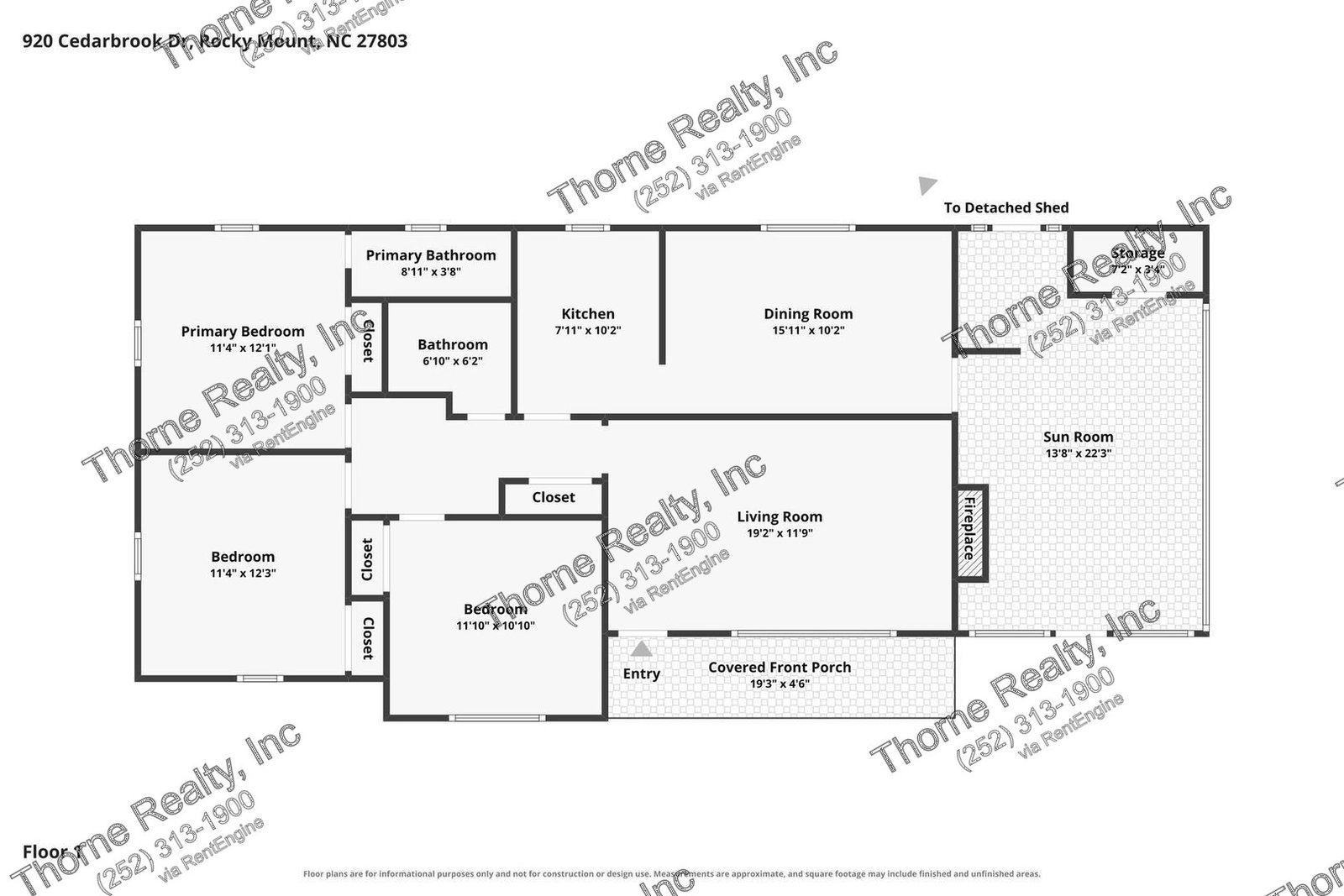 Charming Updated Brick Ranch with Screened Porch - Owner will also sell property! property image