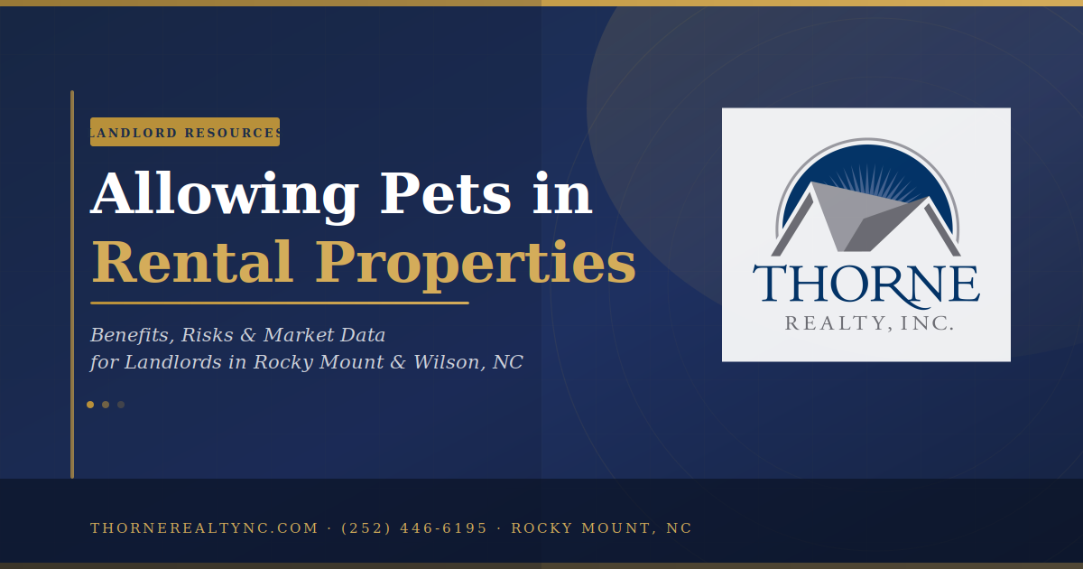 Allowing Pets in Rental Properties: Benefits, Risks & Market Data for Landlords